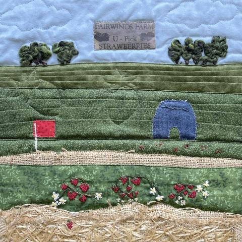 Square 28: Strawberry Fields by Kathy Gallant
