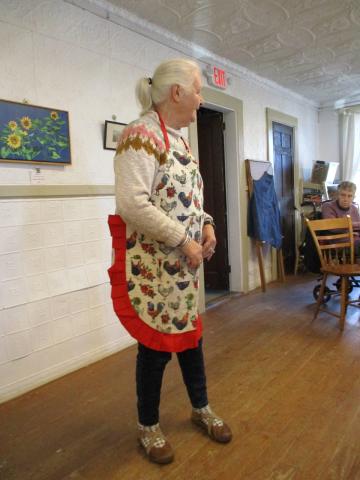 “Egg Apron” story by Shirley Tracy
